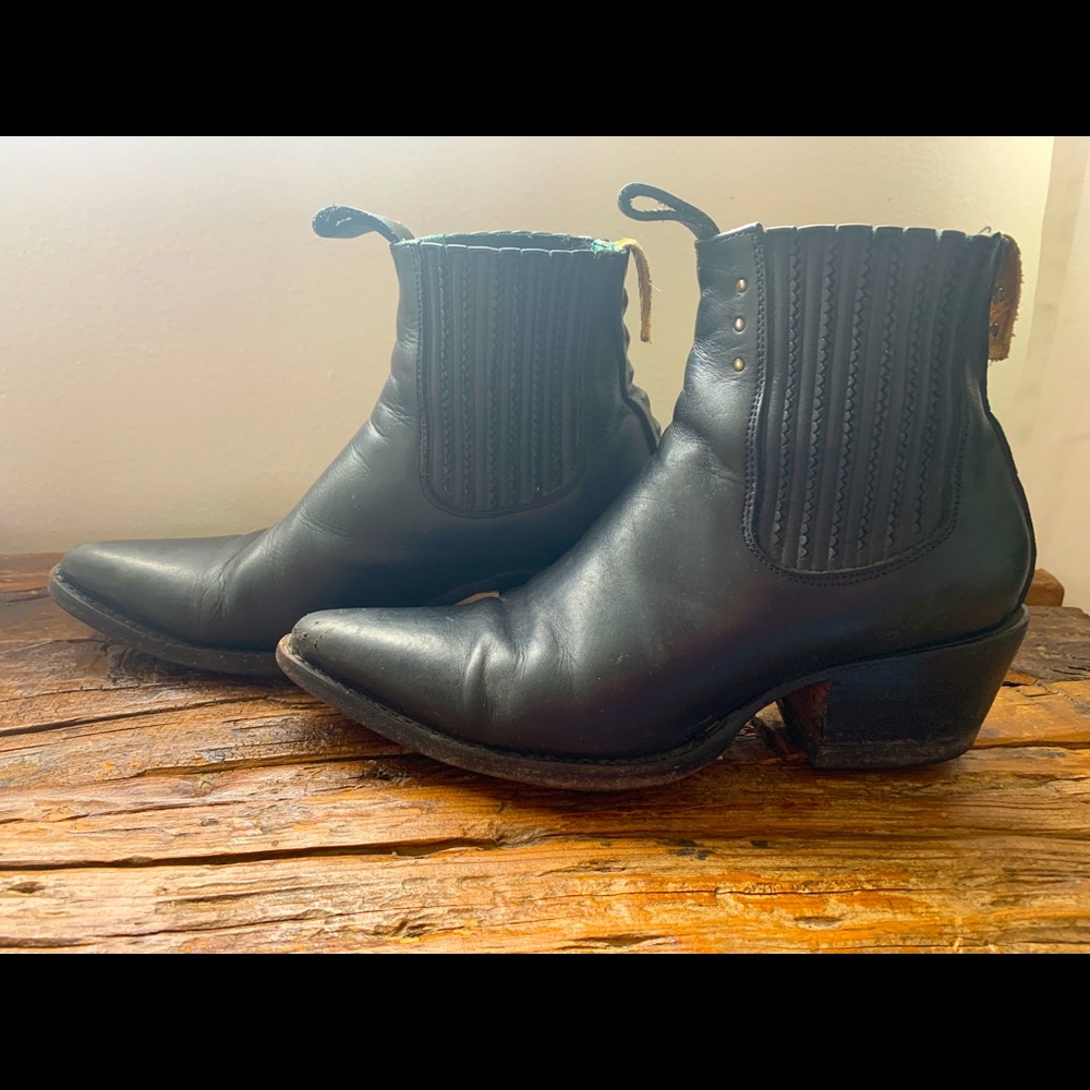 PS Kaufman Leather Ankle Boots